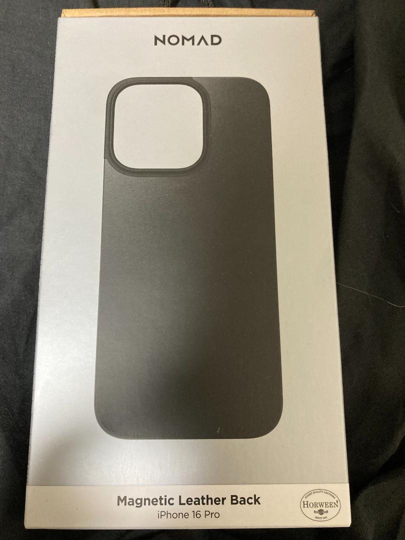 iPhoneアクセサリー NOMAD Magnetic Leather Back iPhone 16Pro