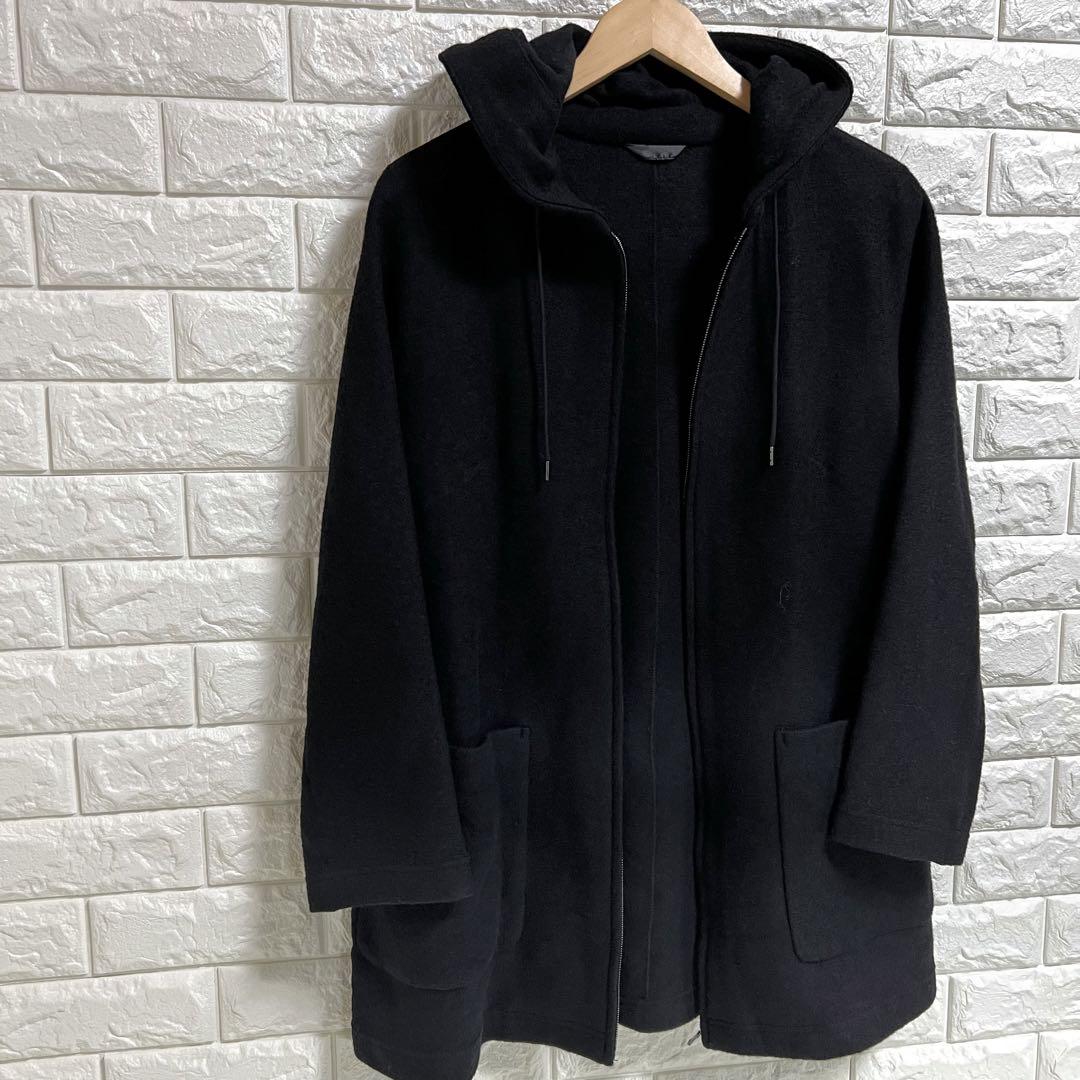 良品✨大きいサイズ マッキントッシュロンドン✨ジップアップパーカー 黒 44
