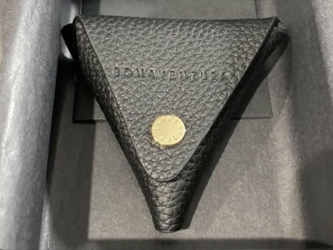 新品未使用　ボナベンチュラ　コインケース　トライアングル　黒