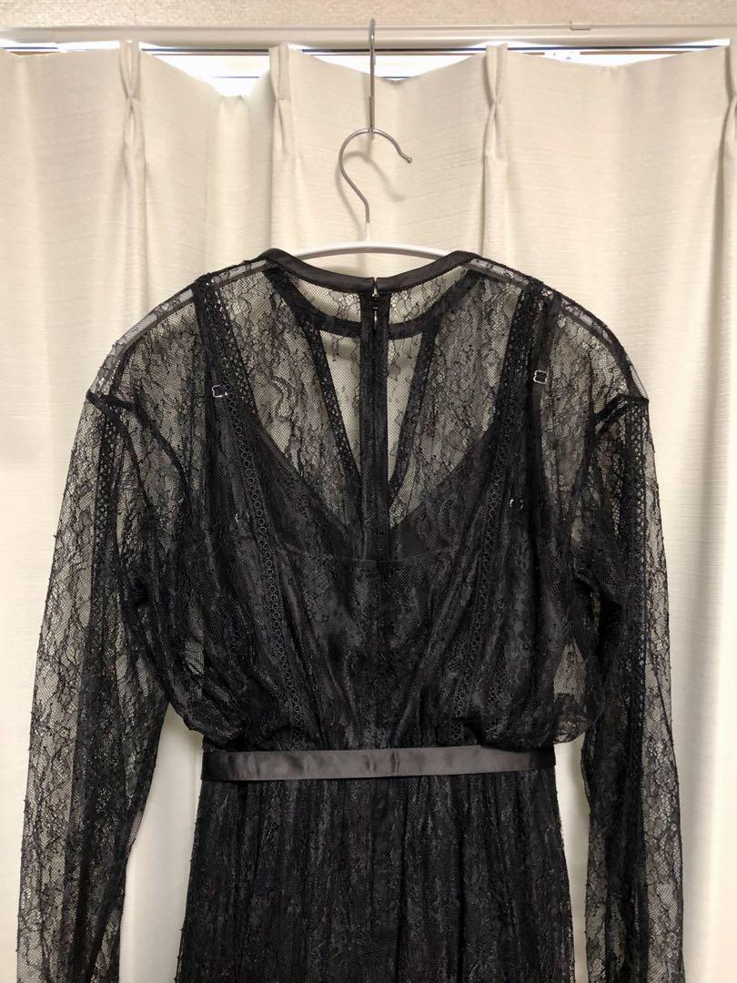 スーツ・フォーマル・ドレス AMERI / LADY LACE PLEATS DRESS