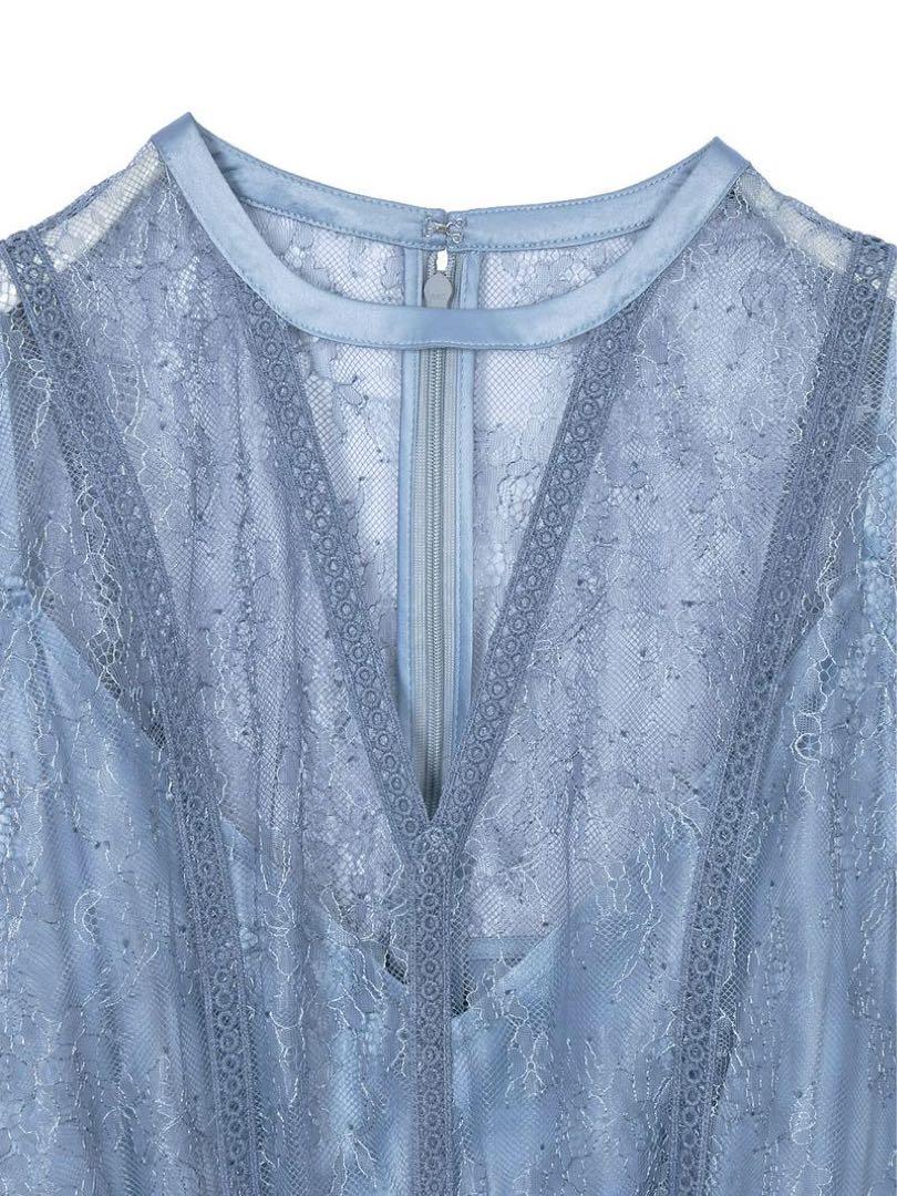 スーツ・フォーマル・ドレス AMERI / LADY LACE PLEATS DRESS