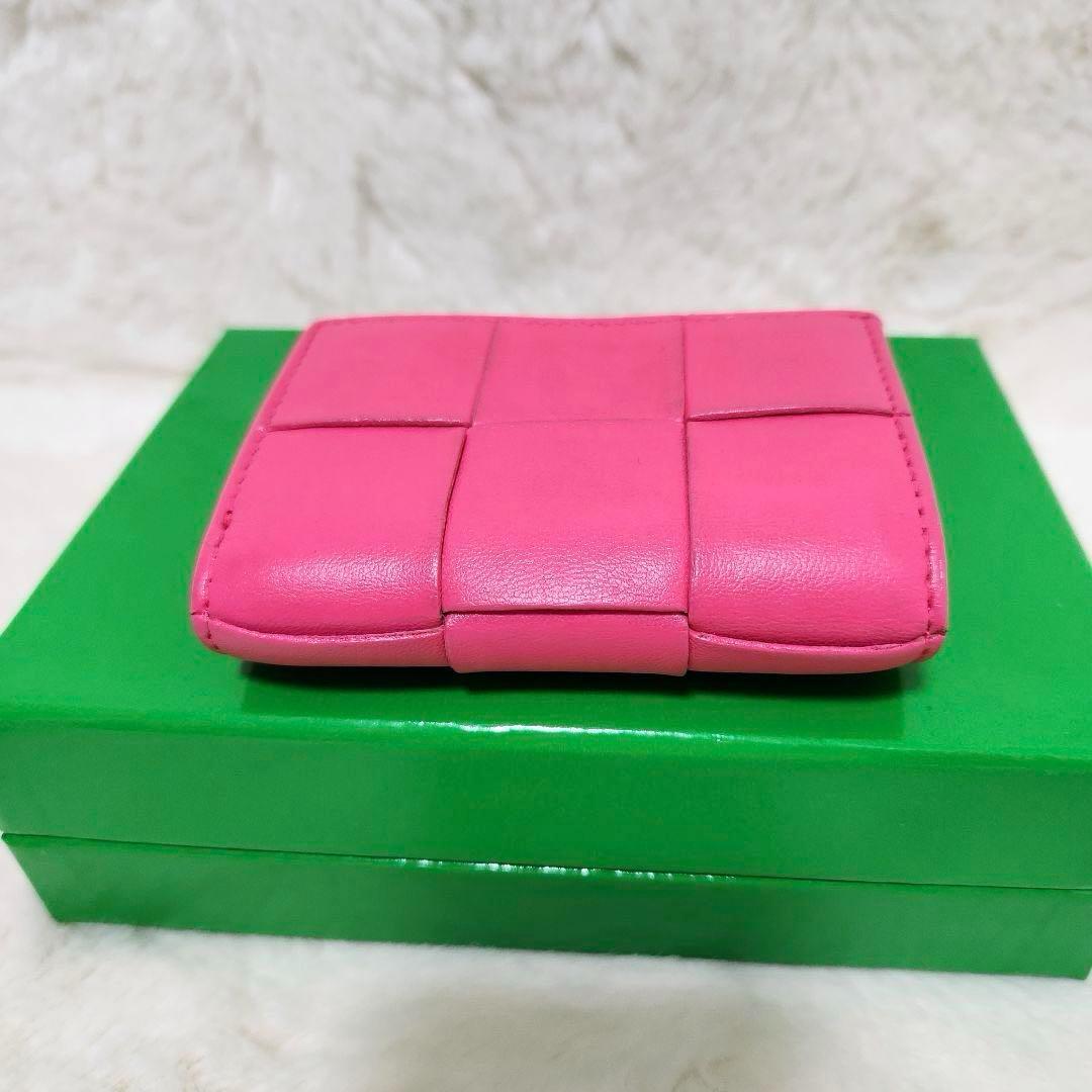 ✨極美品　RFID搭載✨ボッテガ　三つ折り　カセット　イントレチャート　レザー