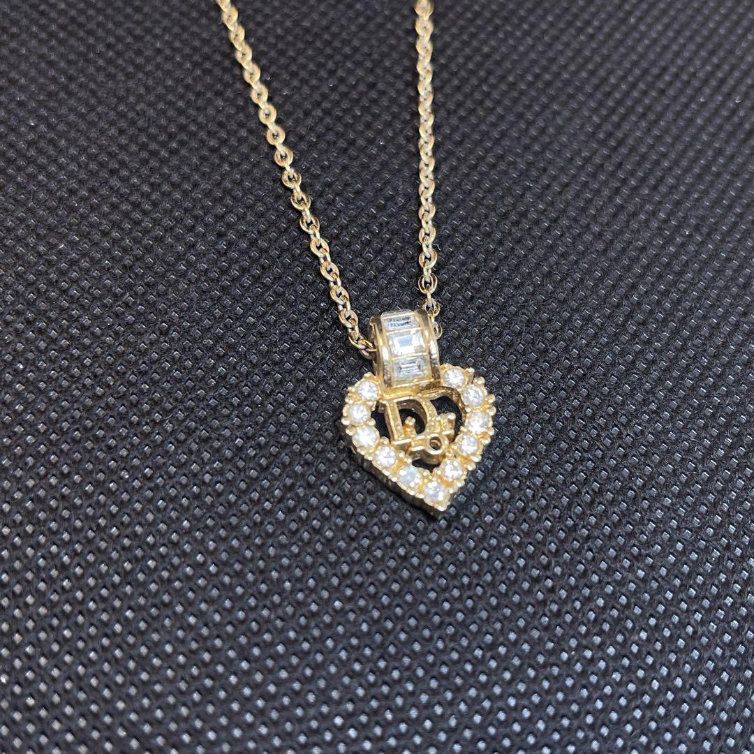 Christian Dior ディオール　ネックレス　ハート　#A-168 Christian Dior ディオール ネックレス ハート #A-168