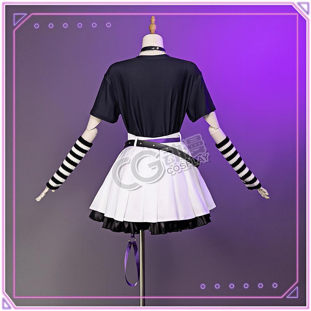 CGCOS製 バーチャルVTuber 紫咲シオン ゲーミング衣装 コスプレ