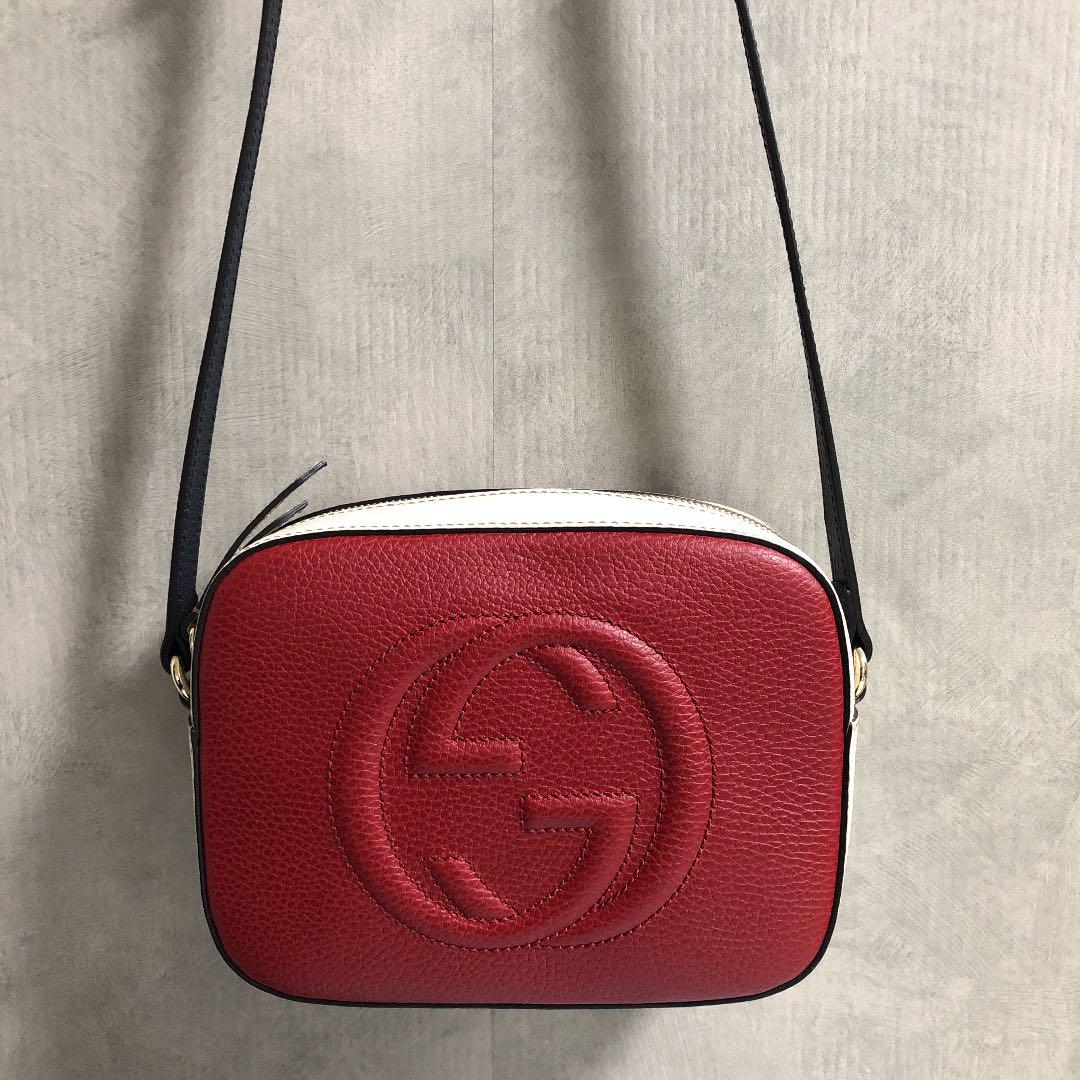 35000円 品揃え豊富で GUCCIグッチ ショルダーバッグ ソーホーディスコ