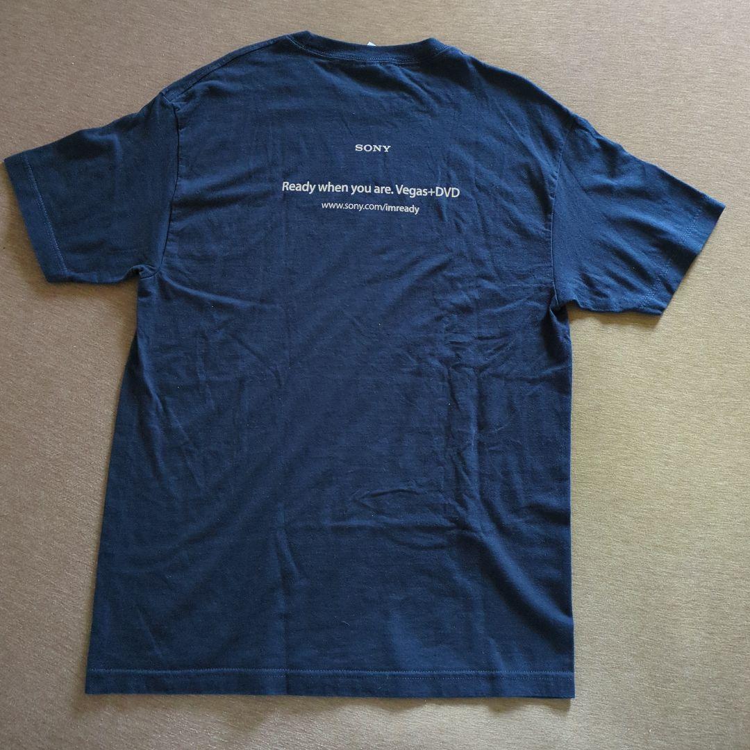 ヴィンテージ 00s SONY Vegas+DVD tシャツ ネイビー L - メルカリ