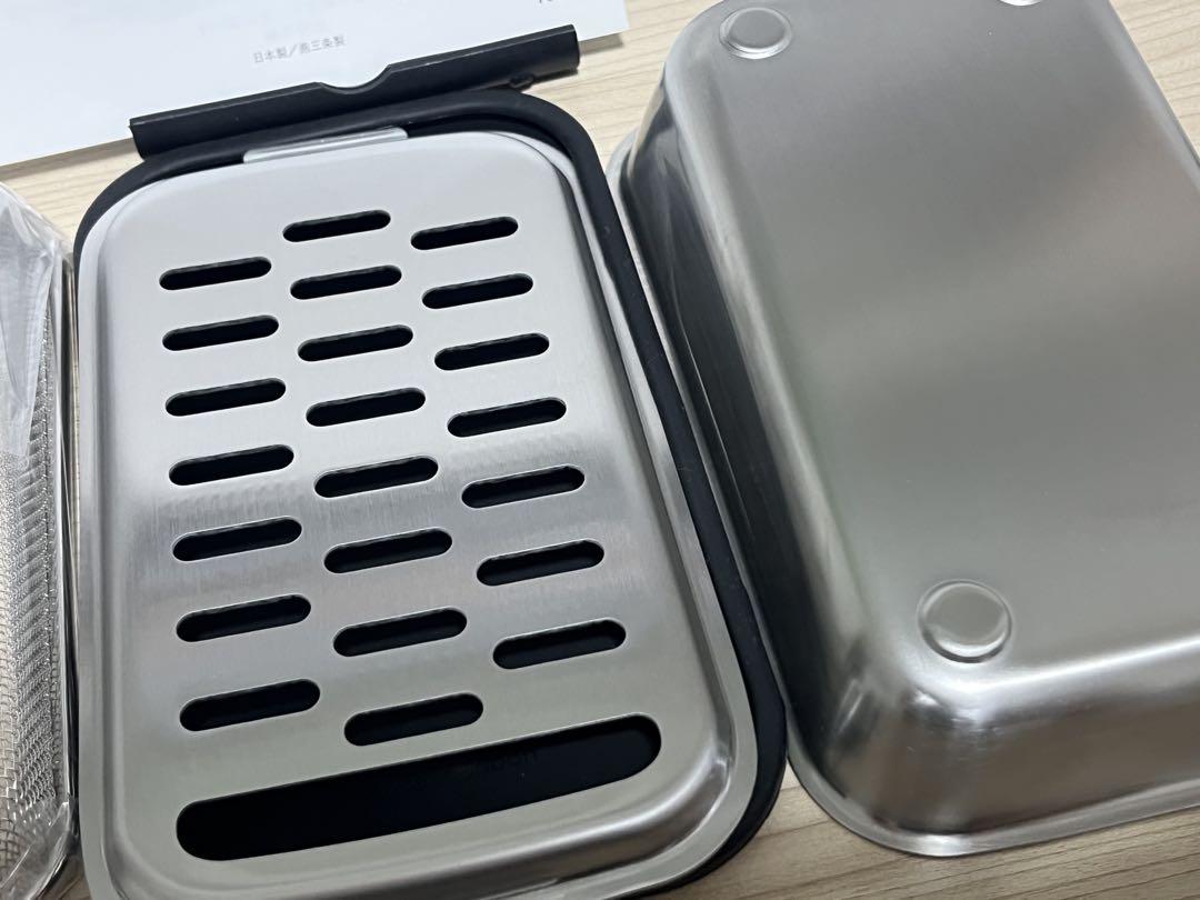 ツボエの極上おろし金 箱 hako 【新品未使用】ステンレス 日本製