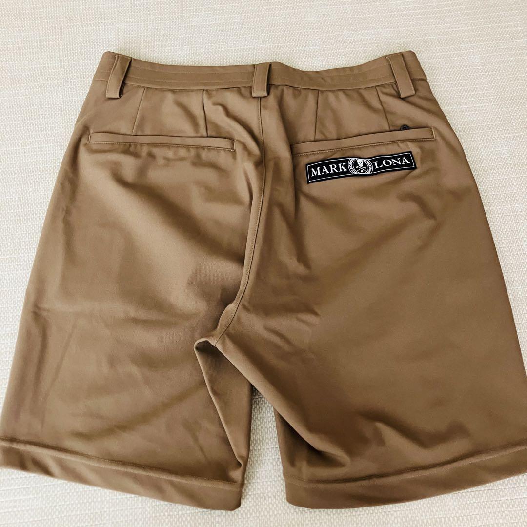 新品タグ付】マークアンドロナ ハーフパンツ ゴルフ ロゴ 24年