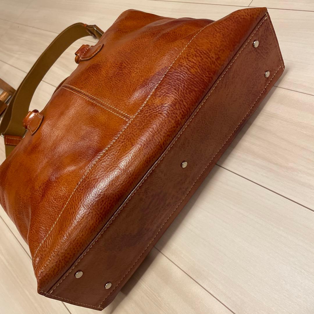 美品　DEUX MONCX 2way レザー　トート　ブリーフケース　ビジネス