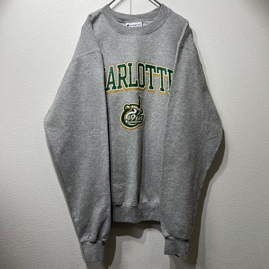 【US規格】希少 Champion スウェット ボックスシルエット グレー S