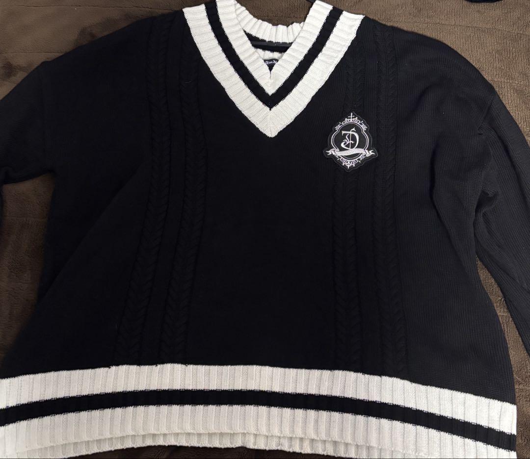 dimmoire 学園ニットセーター黒
