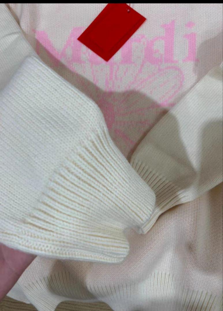 Mardi Mercredi マルディメクルディ ニット IVORY PINK｜Yahoo