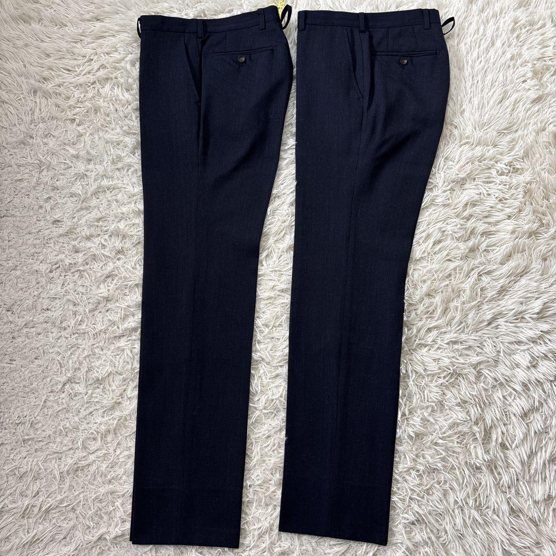 極美品【パーソンズフォーメン】洋服の青山　4点セット　濃紺　ネクタイ付　YA5