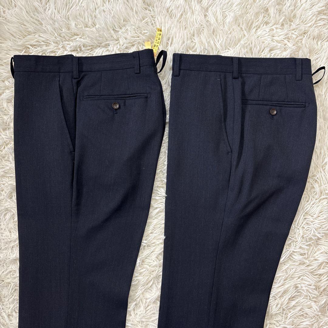 極美品【パーソンズフォーメン】洋服の青山　4点セット　濃紺　ネクタイ付　YA5