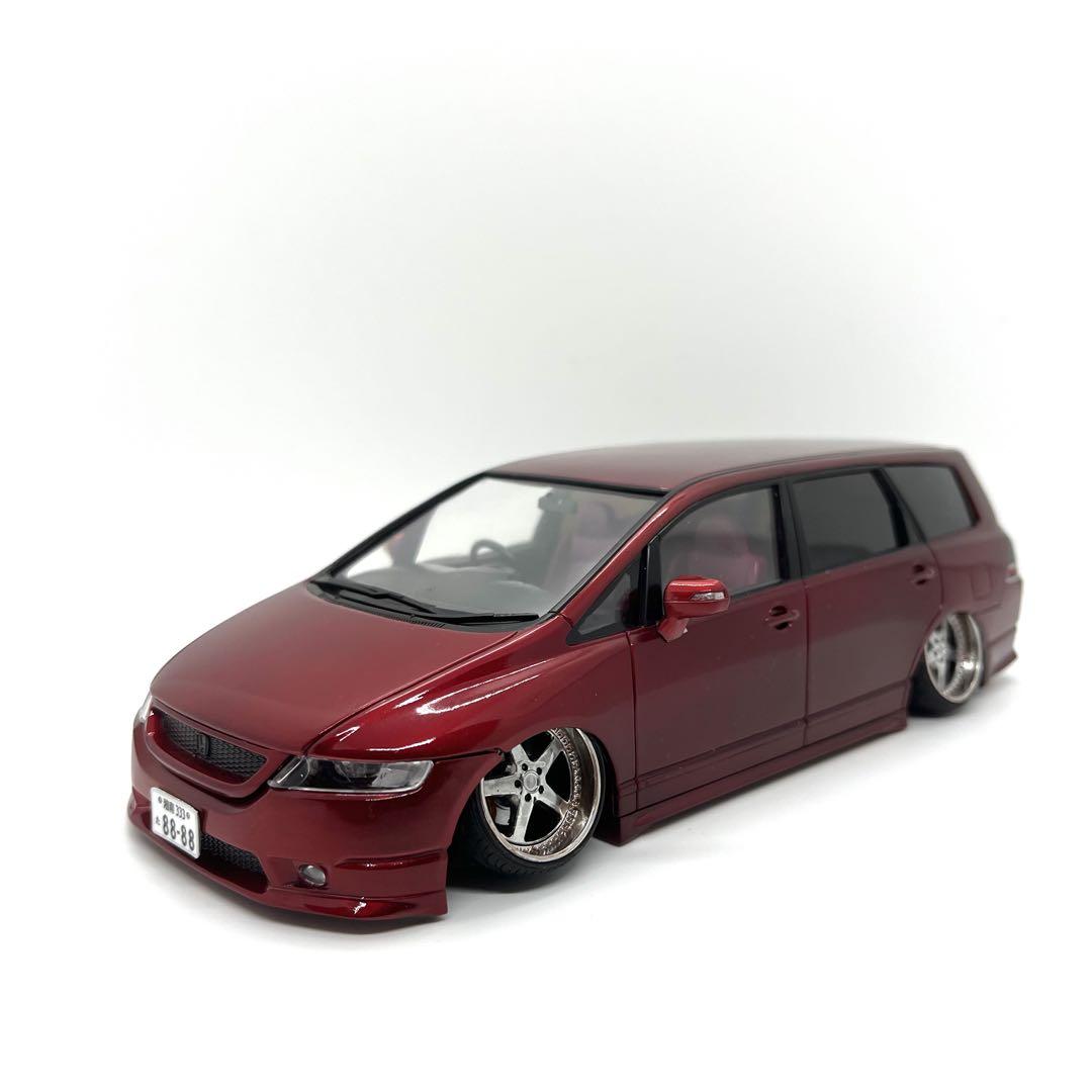 1/24 ホンダ オデッセイ(カスタム品) 完成品】アオシマ 1/24 オデッセイ カスタム - メルカリ