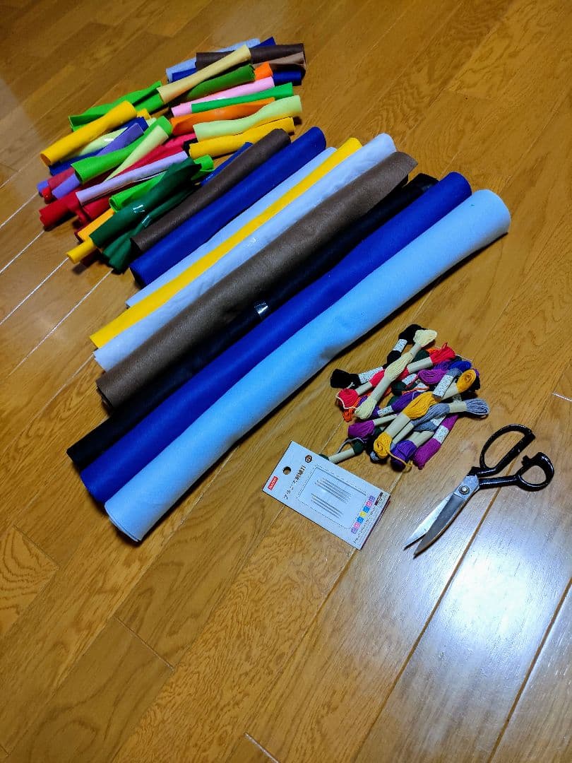 ぬいぐるみ作成キット フェルト生地とハサミ付き