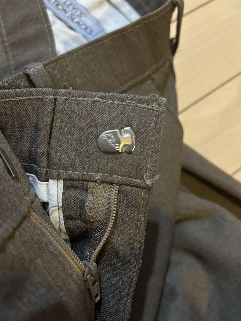 levi's アクションスラックス　杢ブラウン