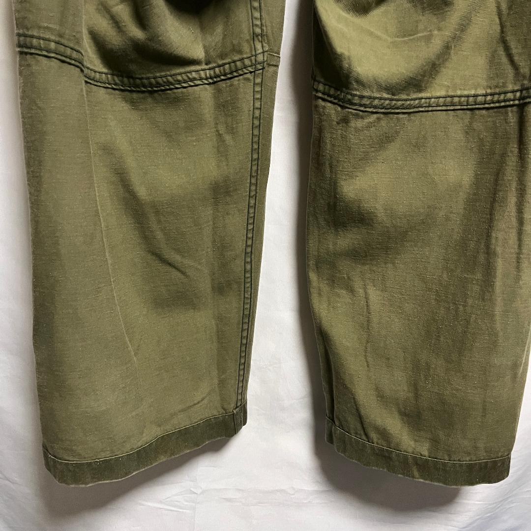 50-60's カナダ軍 コットン コンバットカーゴパンツ size6