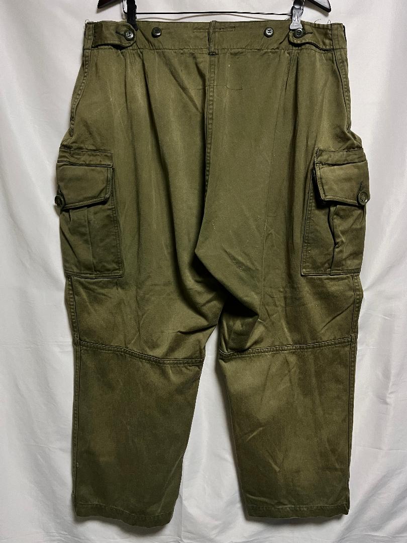 50-60's カナダ軍 コットン コンバットカーゴパンツ size6