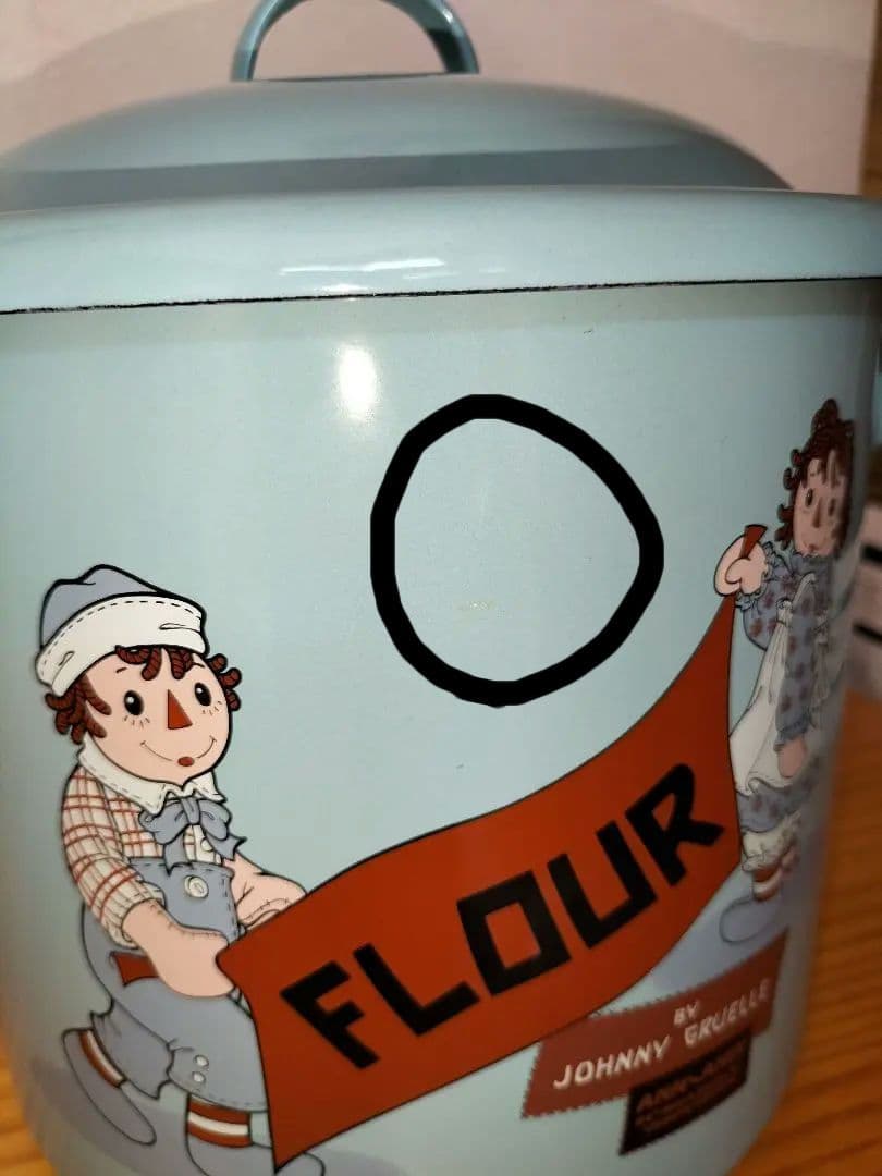 スーパーセール期間限定 アンとアンディのホーロー缶 収納/キッチン