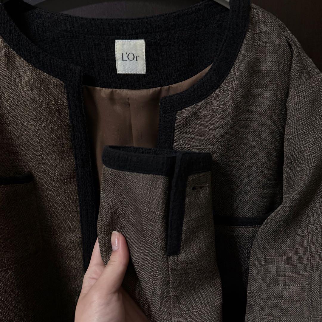 L´Or Summer Tweed Jacketサマーツイードジャケット