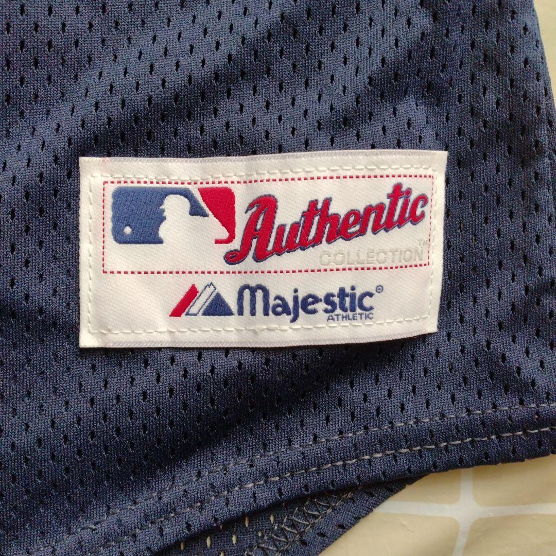【希少品】90s Majestic ヤンキース アウェイ BPジャージ 2X