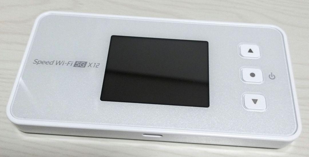 Speed Wi-Fi 5G X12 モバイルルーター