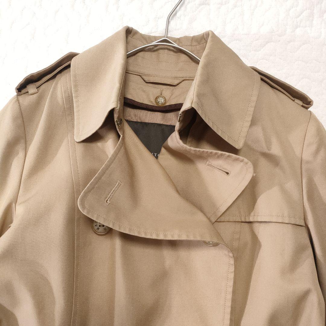 美品✨マッキントッシュ　ウールライナー付きトレンチコート　ベージュ　チェック