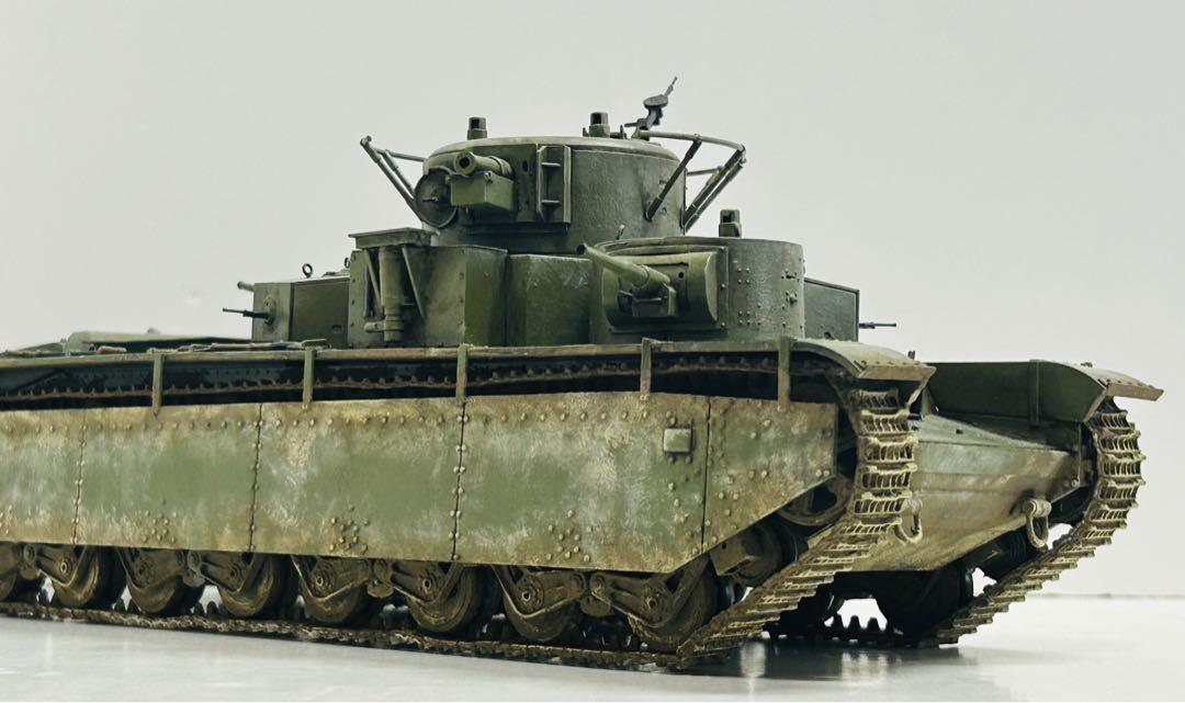 ICM 1/35 T-35 戦車　完成品　模型　プラモデル