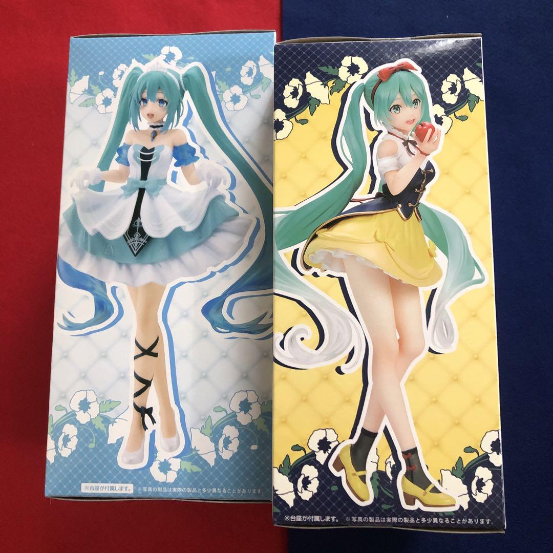 初音ミク wonderland フィギュア 白雪姫 ラプンツェル セット