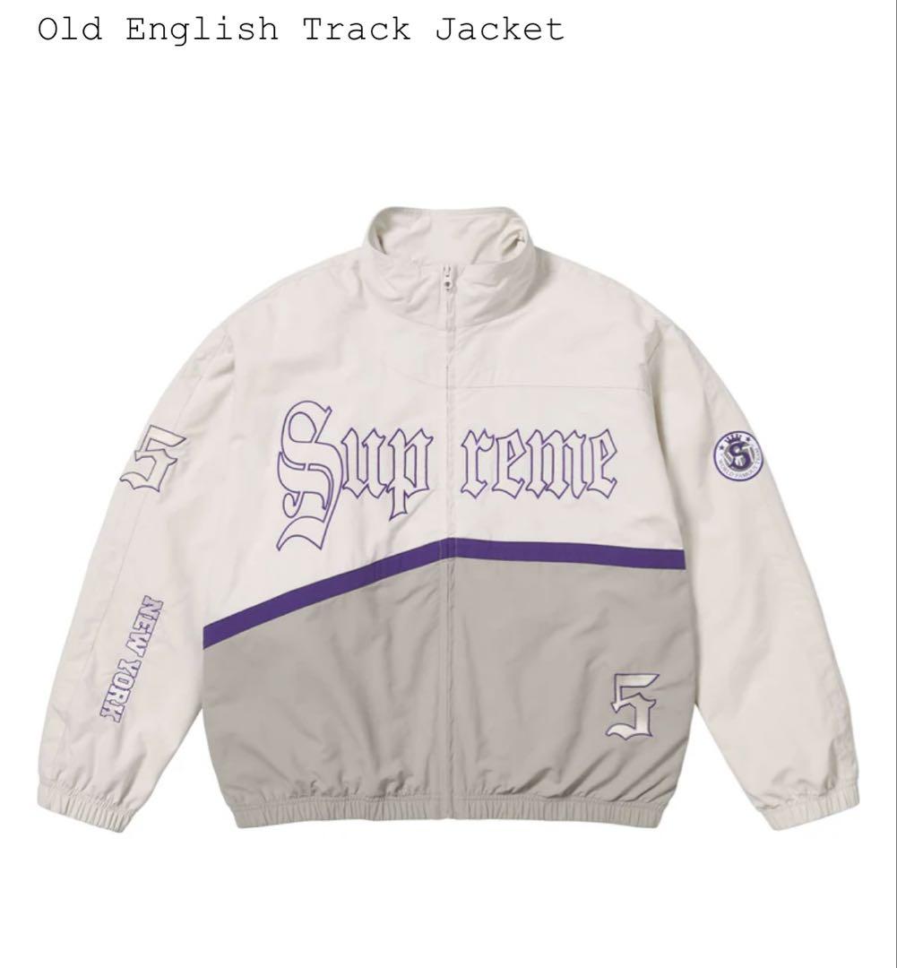 ジャケット・アウター Supreme Old English Track Jacket White