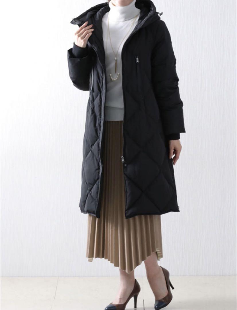 ☆新品☆すっきり細見え】SUCREVE ダイヤステッチ ダウン コート