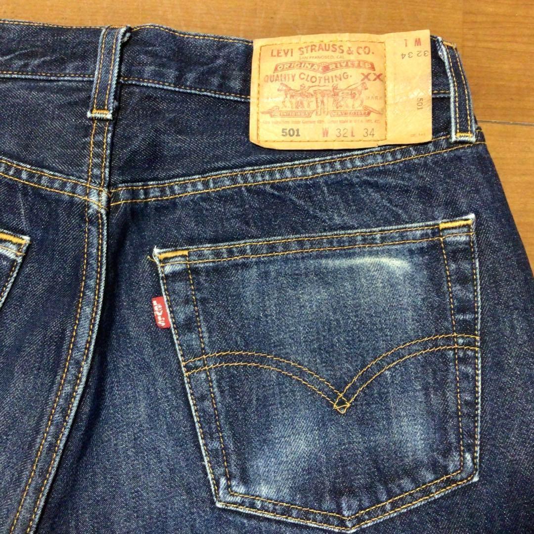★99年USA製リーバイス501 W32 股下76cm 濃紺 デニム