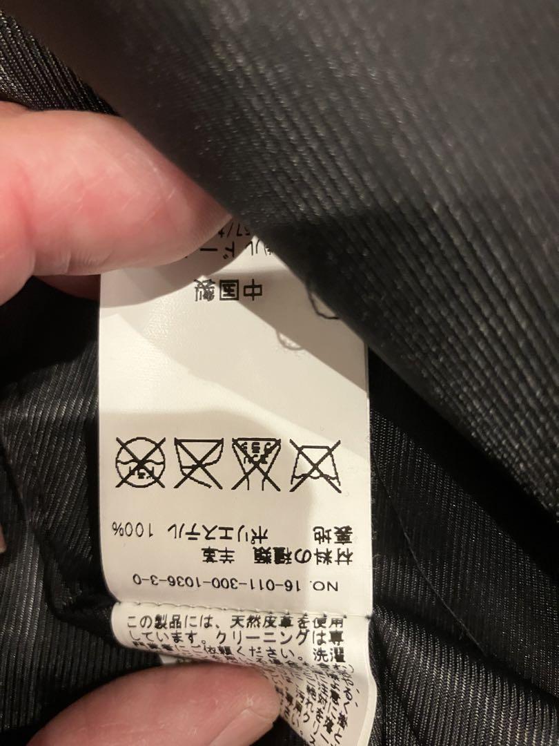 ÉDIFICE エディフィス　羊皮　レザージャケット L 黒