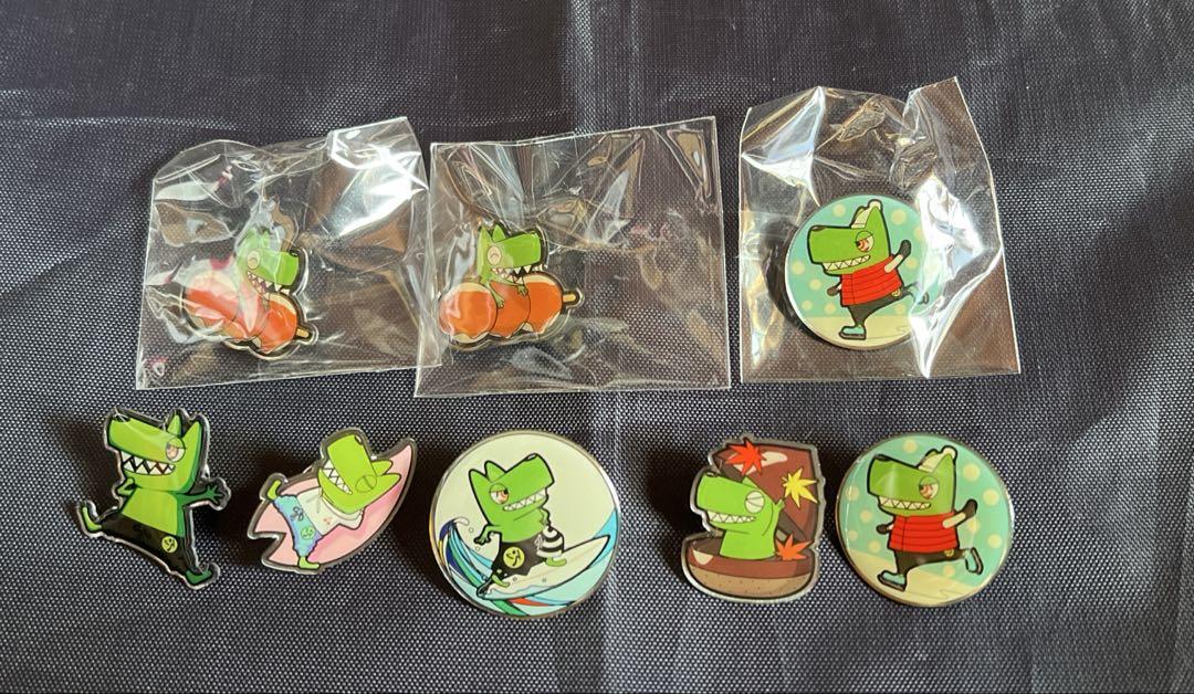 ZUMBAくんピンバッジ　8点セット