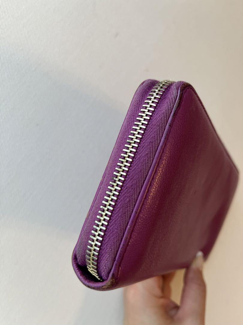 レア商品！激安　YSL スタッズ付き長財布 ピンク