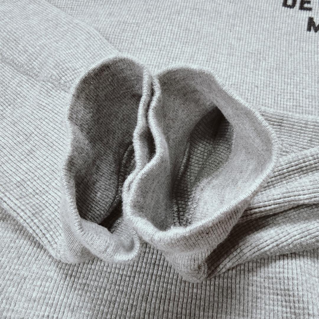 25SS 美品 XL ヒステリックグラマー ヘンリーネック ワッフルロンT