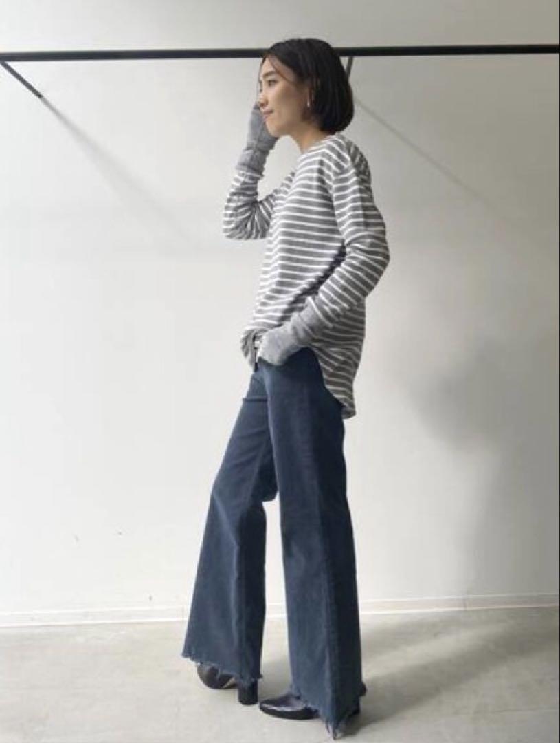 【GOOD GRIEF/グッドグリーフ】Border Thermal Top