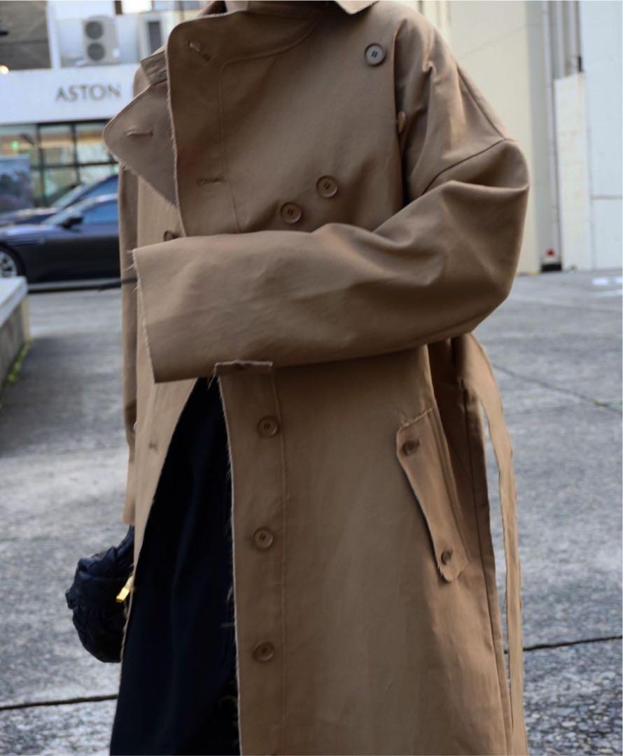 Etre Tokyo完売コートボンディングカットオフコート