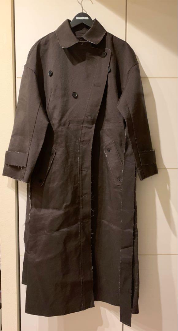 Etre Tokyo完売コートボンディングカットオフコート