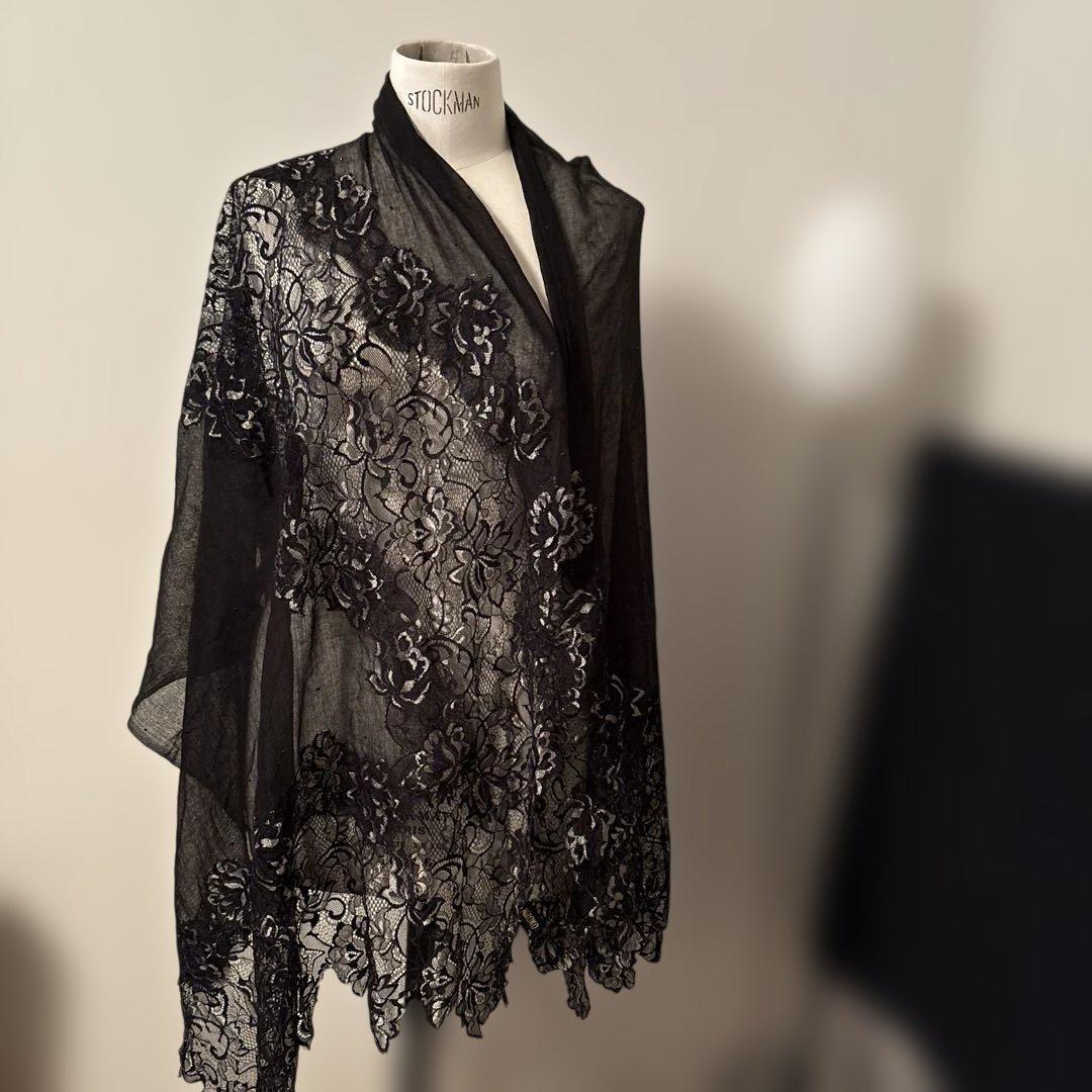 ＃ストール　金レース