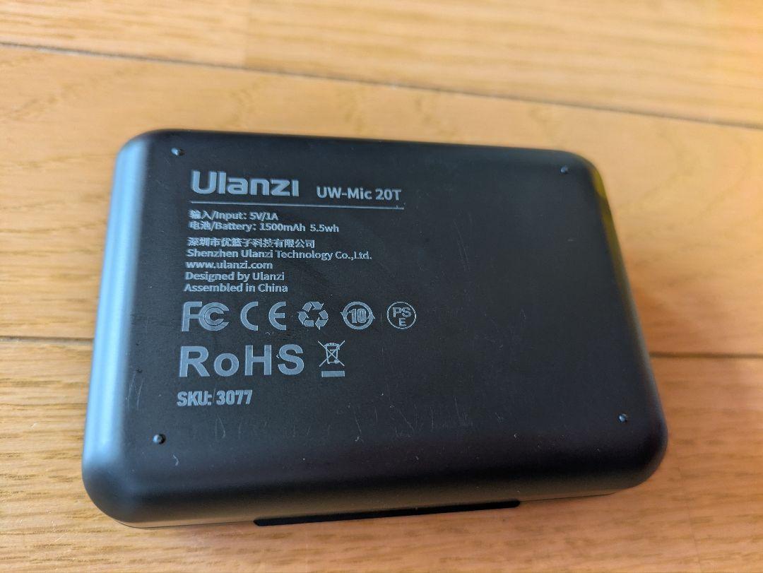配信機器・PA機器・レコーディング機器 ulanzl uw-mic20t