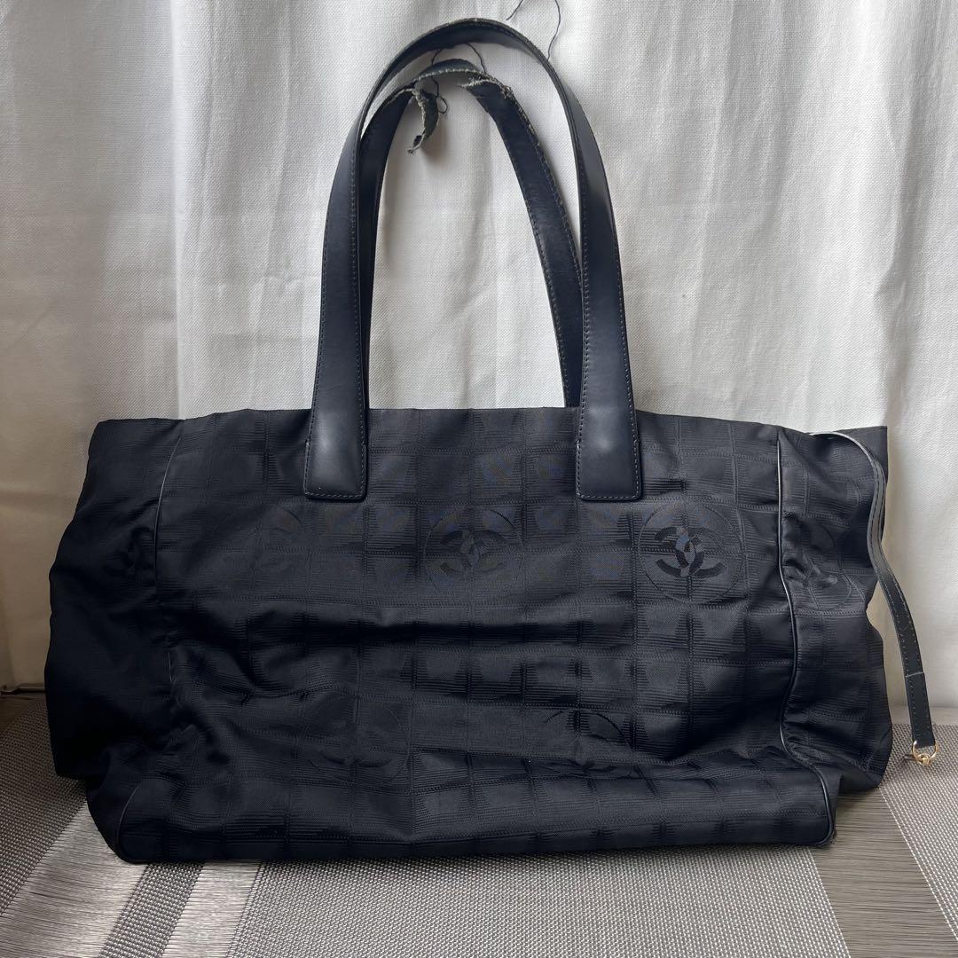 ★送料無料★ シャネル トラベルライン トートバッグ ナイロン CHANEL