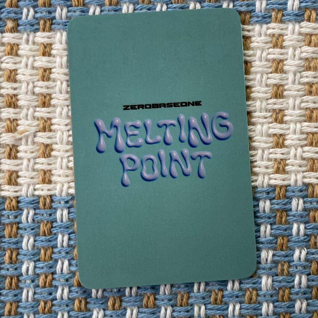 ZB1 melting point 2週目 サノク トレカ ハンユジン ZB1 2週目 ハンユジン melting point ユジン サノク トレカ