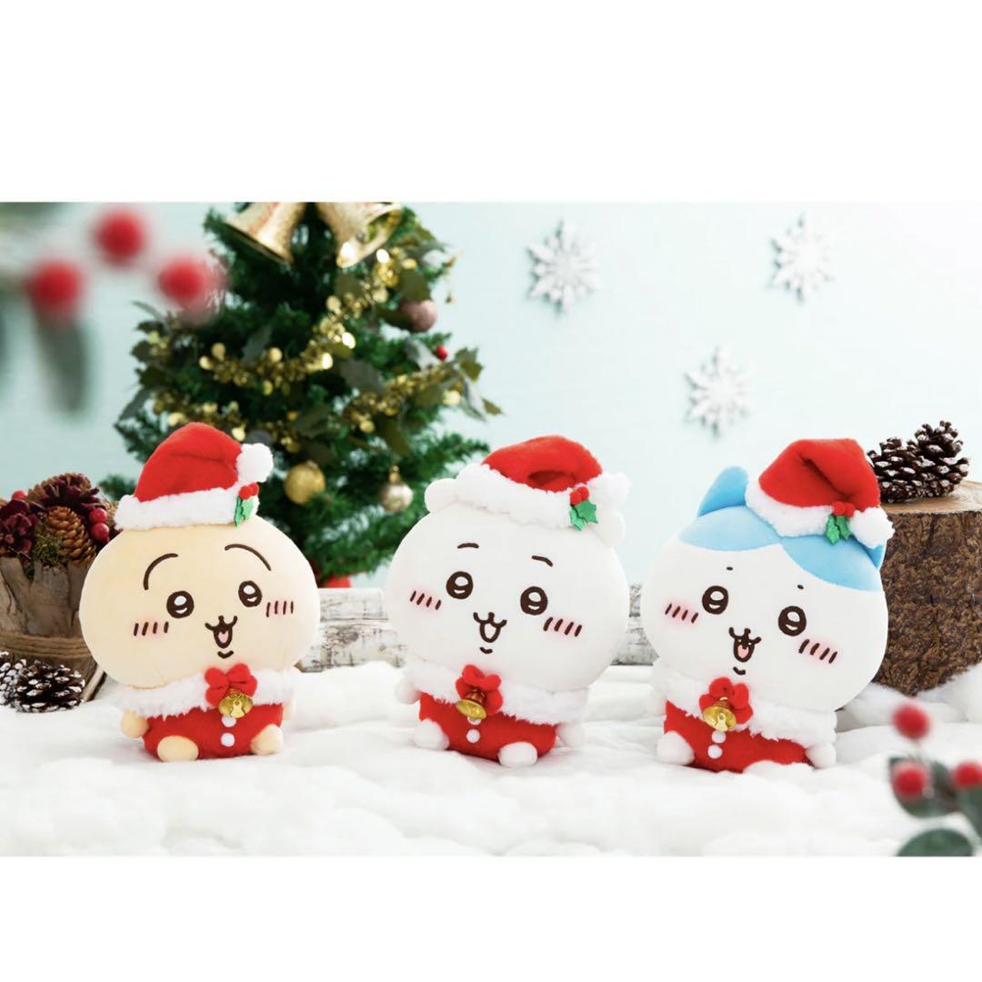 【売れ筋】 ちいかわ サンタさんだ！ぬいぐるみS ちいかわ、ハチワレ ぬいぐるみ