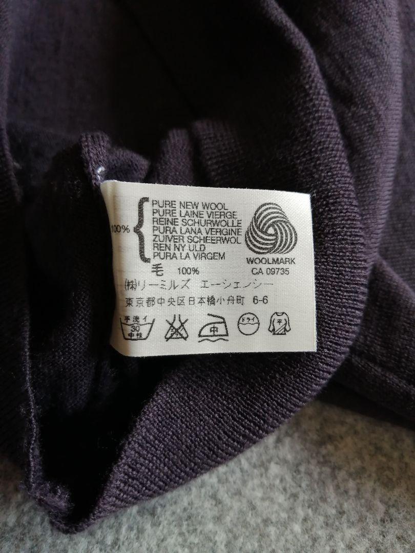 【未使用に近い】JOHN SMEDLEY ジョンスメドレー ヘンリーネックニット