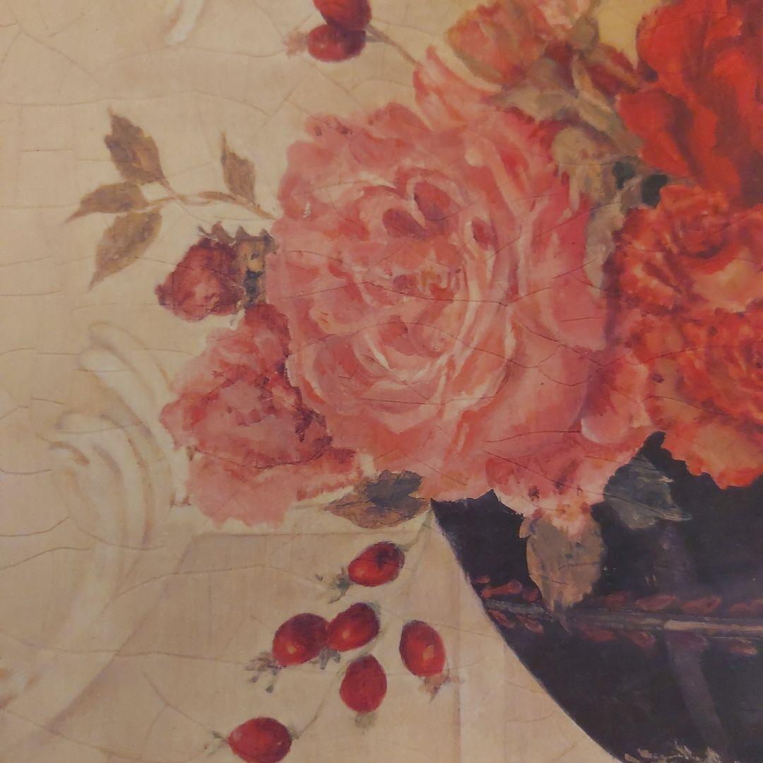 バラ　絵画　木製フレーム imgrc0074270393.jpg