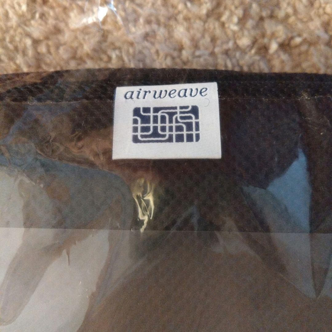 新品】airweave メッシュ クッション ブラック