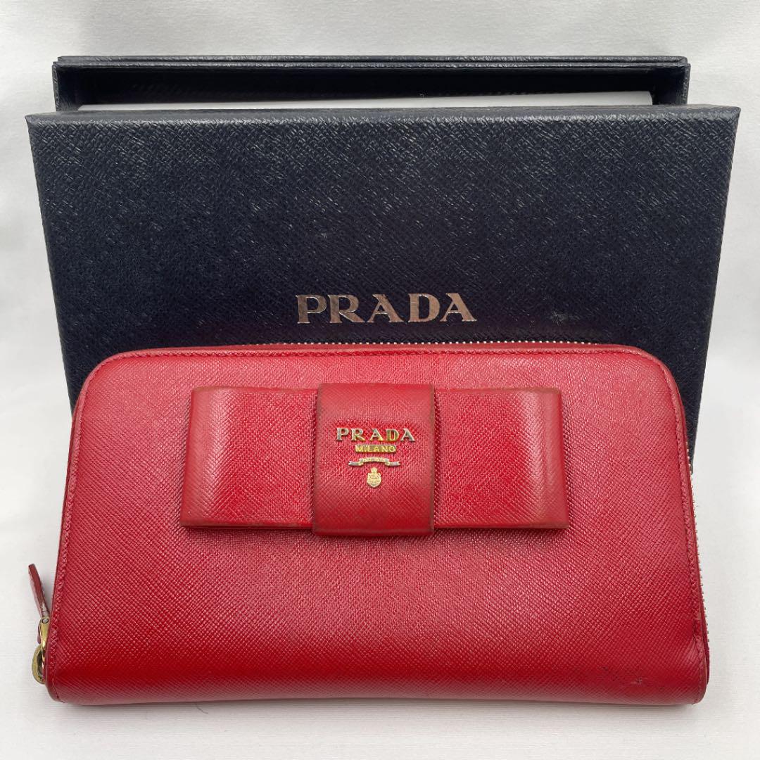 税込) PRADA プラダ 長財布 赤 サフィアーノ リボン 長財布 - thecarsbay.com 税込) PRADA プラダ 長財布 赤 サフィアーノ リボン 長財布 - thecarsbay.com