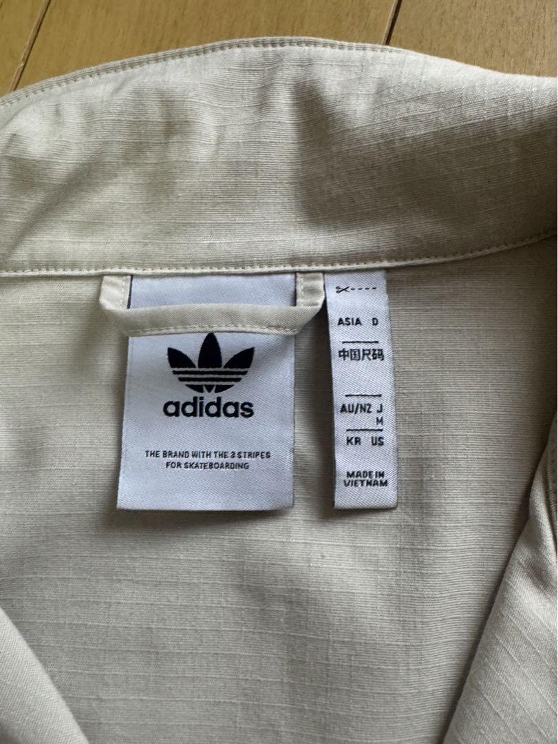 adidas ホワイト ジャケット Mサイズ JTCD8 adidas ホワイト ジャケット M高 品質